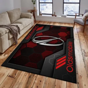 Oldsmobile Rug, Living Room Carpet For Oldsmobile Fan CAR182031525077 - Red