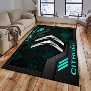 Citroen Rug, Living Room Carpet For Citroen Fan CAR182031525079 - Cyan