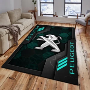 Peugeot Rug, Living Room Carpet For Peugeot Fan CAR182031525080 - Cyan