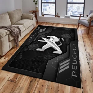 Peugeot Rug, Living Room Carpet For Peugeot Fan CAR182031525080 - Gray