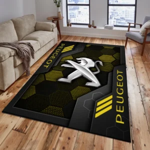 Peugeot Rug, Living Room Carpet For Peugeot Fan CAR182031525080 - Yellow