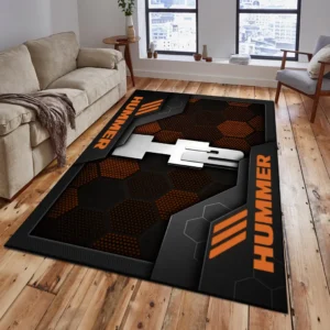 Hummer H2 Rug, Living Room Carpet For Hummer H2 Fan CAR182031525083 - Orange