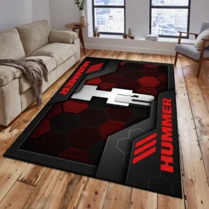 Hummer H2 Rug, Living Room Carpet For Hummer H2 Fan CAR182031525083 - Red