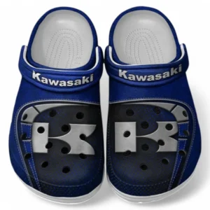Kawasaki Crocs Shoes, Clogs Men Women, Gift For Kawasaki Fan CAR183031725113 - Blue