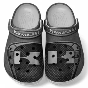 Kawasaki Crocs Shoes, Clogs Men Women, Gift For Kawasaki Fan CAR183031725113 - Gray
