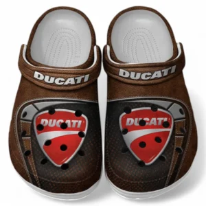 Ducati Crocs Shoes, Clogs Men Women, Gift For Ducati Fan CAR183031725115 - Brown