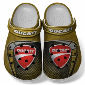 Ducati Crocs Shoes, Clogs Men Women, Gift For Ducati Fan CAR183031725115 - Yellow