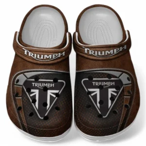 Triumph Crocs Shoes, Clogs Men Women, Gift For Triumph Fan CAR183031725116 - Brown