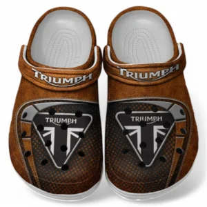 Triumph Crocs Shoes, Clogs Men Women, Gift For Triumph Fan CAR183031725116 - Orange