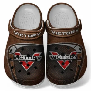 Victory Crocs Shoes, Clogs Men Women, Gift For Victory Fan CAR183031725117 - Brown
