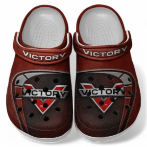 Victory Crocs Shoes, Clogs Men Women, Gift For Victory Fan CAR183031725117 - Red