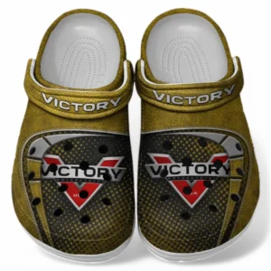 Victory Crocs Shoes, Clogs Men Women, Gift For Victory Fan CAR183031725117 - Yellow