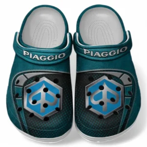 Piaggio Crocs Shoes, Clogs Men Women, Gift For Piaggio Fan CAR183031725121 - Cyan