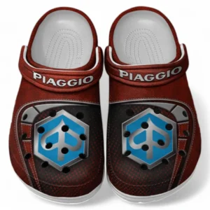 Piaggio Crocs Shoes, Clogs Men Women, Gift For Piaggio Fan CAR183031725121 - Red