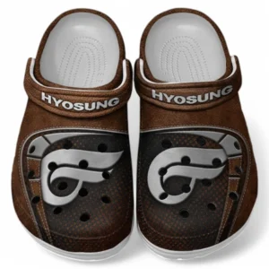 Hyosung Crocs Shoes, Clogs Men Women, Gift For Hyosung Fan CAR183031725123 - Brown