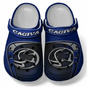 Cagiva Crocs Shoes, Clogs Men Women, Gift For Cagiva Fan CAR183031725126 - Blue