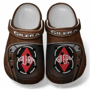 Gilera Crocs Shoes, Clogs Men Women, Gift For Gilera Fan CAR183031725133 - Brown