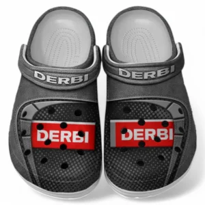 Derbi Crocs Shoes, Clogs Men Women, Gift For Derbi Fan CAR183031725134 - Gray