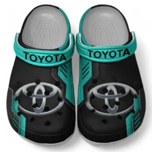Toyota Crocs Shoes, Clogs Men Women, Gift For Toyota Fan CAR185031525226 - Cyan