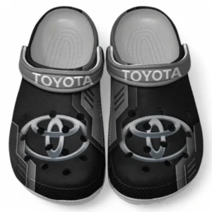 Toyota Crocs Shoes, Clogs Men Women, Gift For Toyota Fan CAR185031525226 - Gray