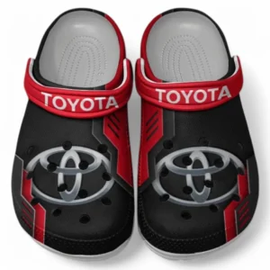Toyota Crocs Shoes, Clogs Men Women, Gift For Toyota Fan CAR185031525226 - Red