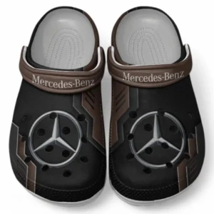 Mercedes Benz Crocs Shoes, Clogs Men Women, Gift For Mercedes Benz Fan CAR185031525227 - Brown
