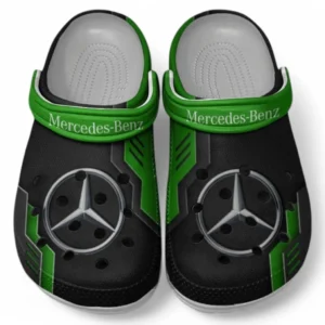 Mercedes Benz Crocs Shoes, Clogs Men Women, Gift For Mercedes Benz Fan CAR185031525227 - Green