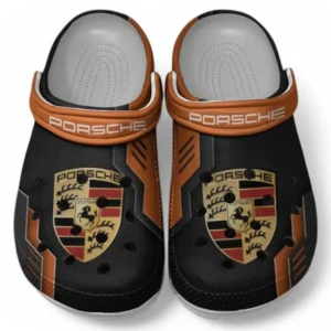 Porsche Crocs Shoes, Clogs Men Women, Gift For Porsche Fan CAR185031525230 - Orange