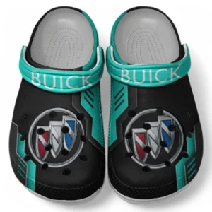 Buick Crocs Shoes, Clogs Men Women, Gift For Buick Fan CAR185031525231 - Cyan