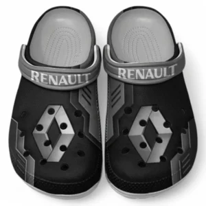 Renault Crocs Shoes, Clogs Men Women, Gift For Renault Fan CAR185031525253 - Gray