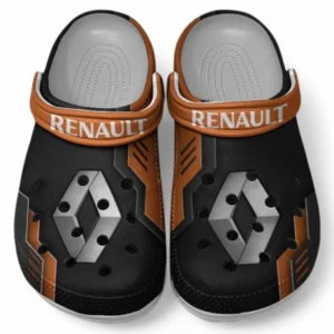 Renault Crocs Shoes, Clogs Men Women, Gift For Renault Fan CAR185031525253 - Orange