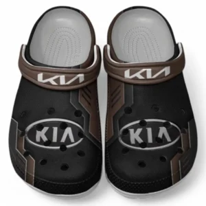 Kia Crocs Shoes, Clogs Men Women, Gift For Kia Fan CAR185031525257 - Brown