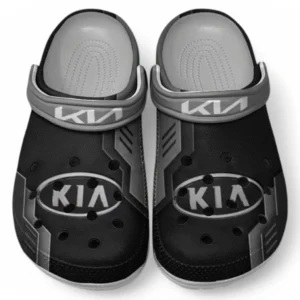 Kia Crocs Shoes, Clogs Men Women, Gift For Kia Fan CAR185031525257 - Gray