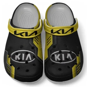 Kia Crocs Shoes, Clogs Men Women, Gift For Kia Fan CAR185031525257 - Yellow
