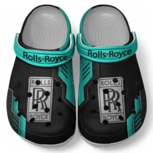 Rolls Royce Crocs Shoes, Clogs Men Women, Gift For Rolls Royce Fan CAR185031525263 - Cyan
