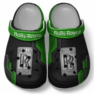 Rolls Royce Crocs Shoes, Clogs Men Women, Gift For Rolls Royce Fan CAR185031525263 - Green
