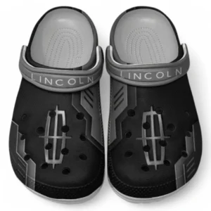 Lincoln Crocs Shoes, Clogs Men Women, Gift For Lincoln Fan CAR185031525264 - Gray