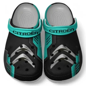 Citroen Crocs Shoes, Clogs Men Women, Gift For Citroen Fan CAR185031525266 - Cyan