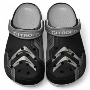 Citroen Crocs Shoes, Clogs Men Women, Gift For Citroen Fan CAR185031525266 - Gray