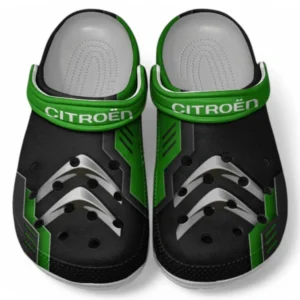 Citroen Crocs Shoes, Clogs Men Women, Gift For Citroen Fan CAR185031525266 - Green