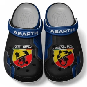 Abarth Crocs Shoes, Clogs Men Women, Gift For Abarth Fan CAR185031525269 - Blue