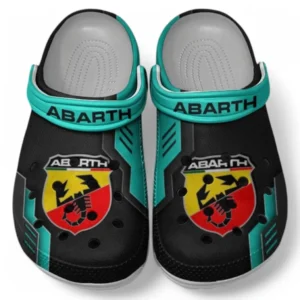 Abarth Crocs Shoes, Clogs Men Women, Gift For Abarth Fan CAR185031525269 - Cyan