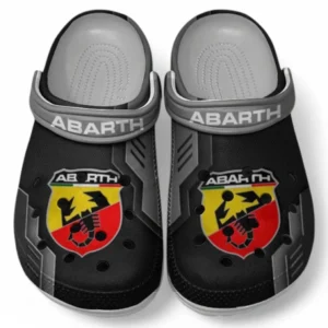 Abarth Crocs Shoes, Clogs Men Women, Gift For Abarth Fan CAR185031525269 - Gray