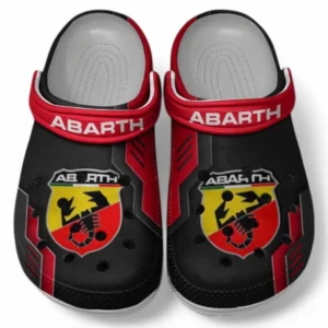 Abarth Crocs Shoes, Clogs Men Women, Gift For Abarth Fan CAR185031525269 - Red
