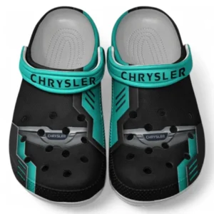 Chrysler Crocs Shoes, Clogs Men Women, Gift For Chrysler Fan CAR185031525271 - Cyan