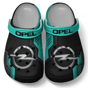 Opel Crocs Shoes, Clogs Men Women, Gift For Opel Fan CAR185031525272 - Cyan