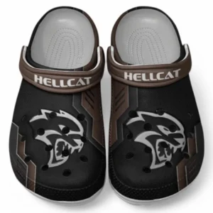 Hellcat Crocs Shoes, Clogs Men Women, Gift For Hellcat Fan CAR185031525273 - Brown