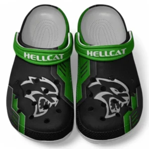 Hellcat Crocs Shoes, Clogs Men Women, Gift For Hellcat Fan CAR185031525273 - Green