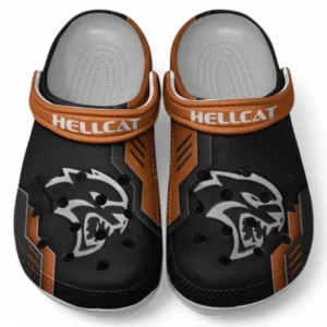 Hellcat Crocs Shoes, Clogs Men Women, Gift For Hellcat Fan CAR185031525273 - Orange