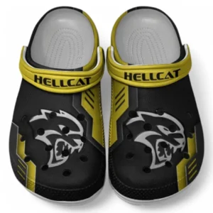 Hellcat Crocs Shoes, Clogs Men Women, Gift For Hellcat Fan CAR185031525273 - Yellow